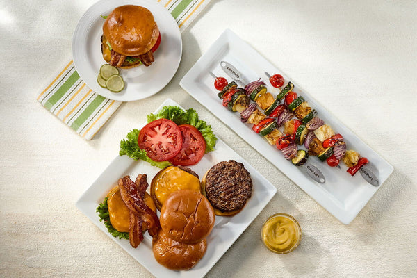 Burgers classiques au lard