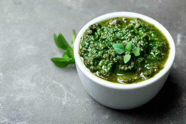Pesto au basilic au Mini Prep Pro