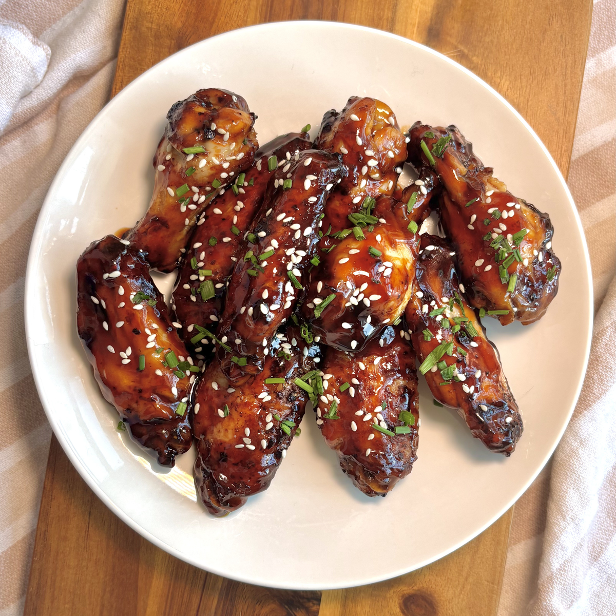 Ailes de poulet à la coréenne