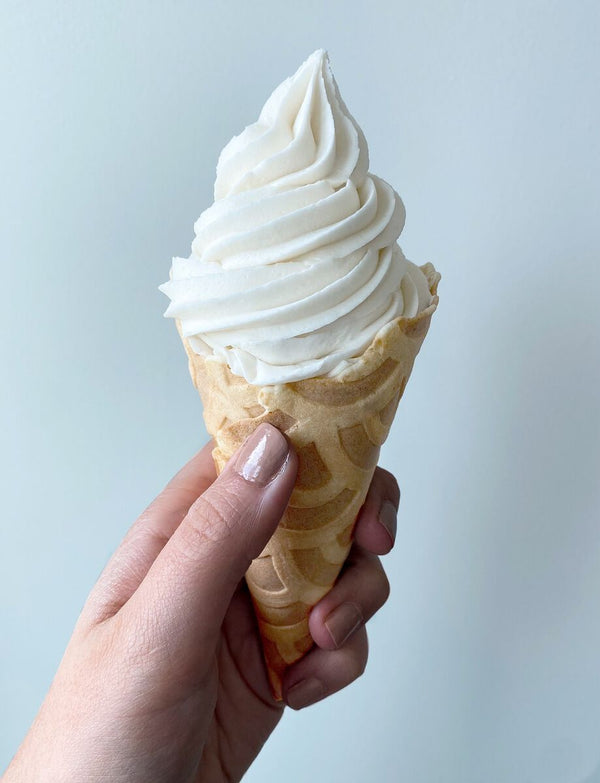 Glace à l'italienne à la vanille