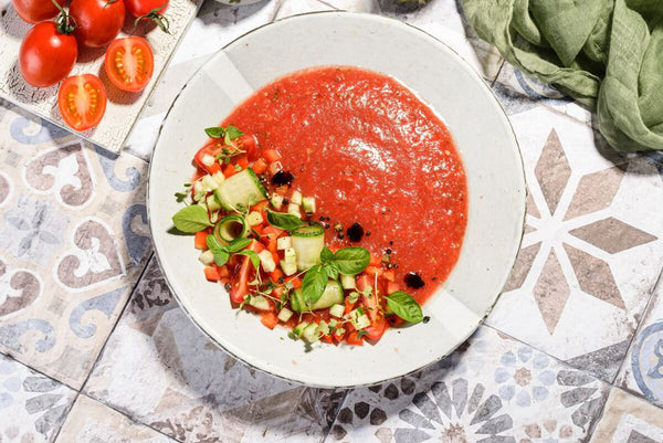 Gazpacho au blender