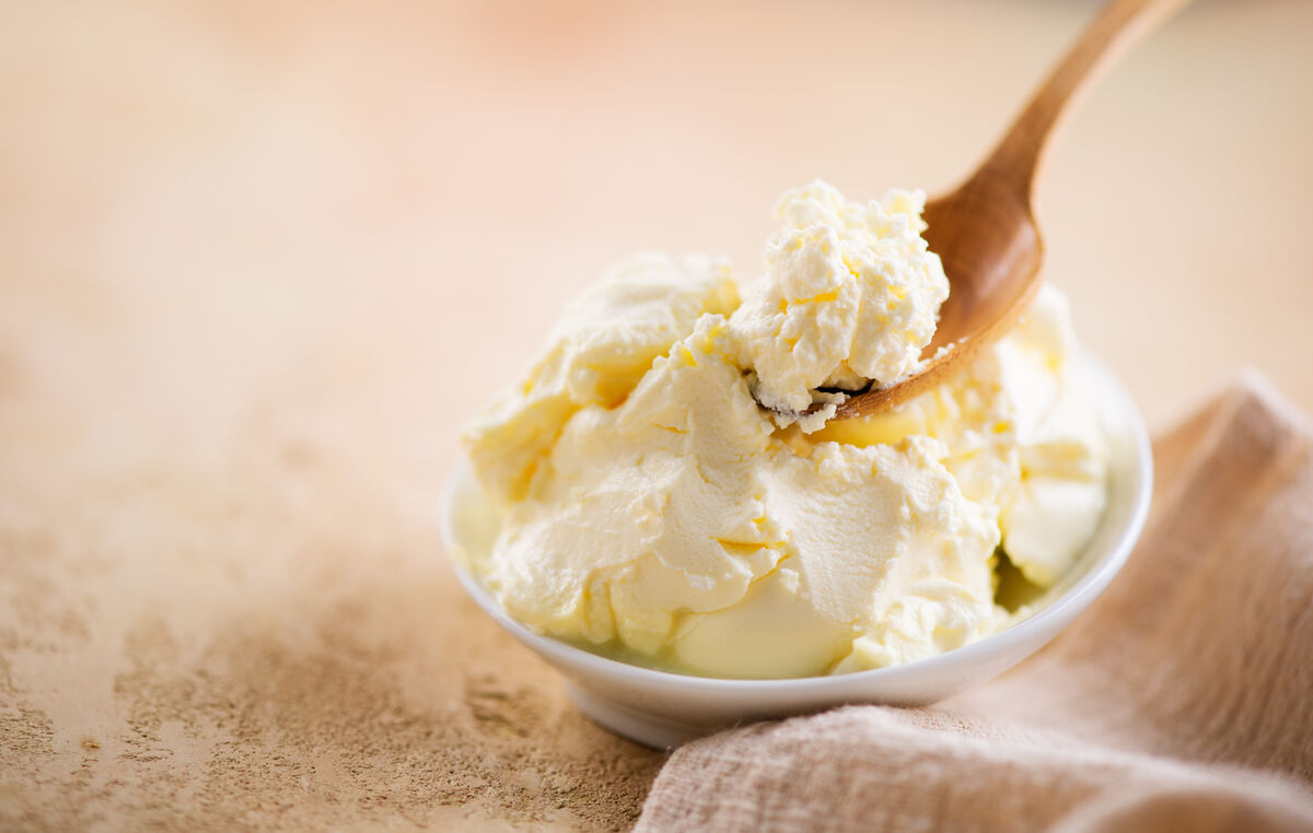 Glace au fromage frais sans sorbetière