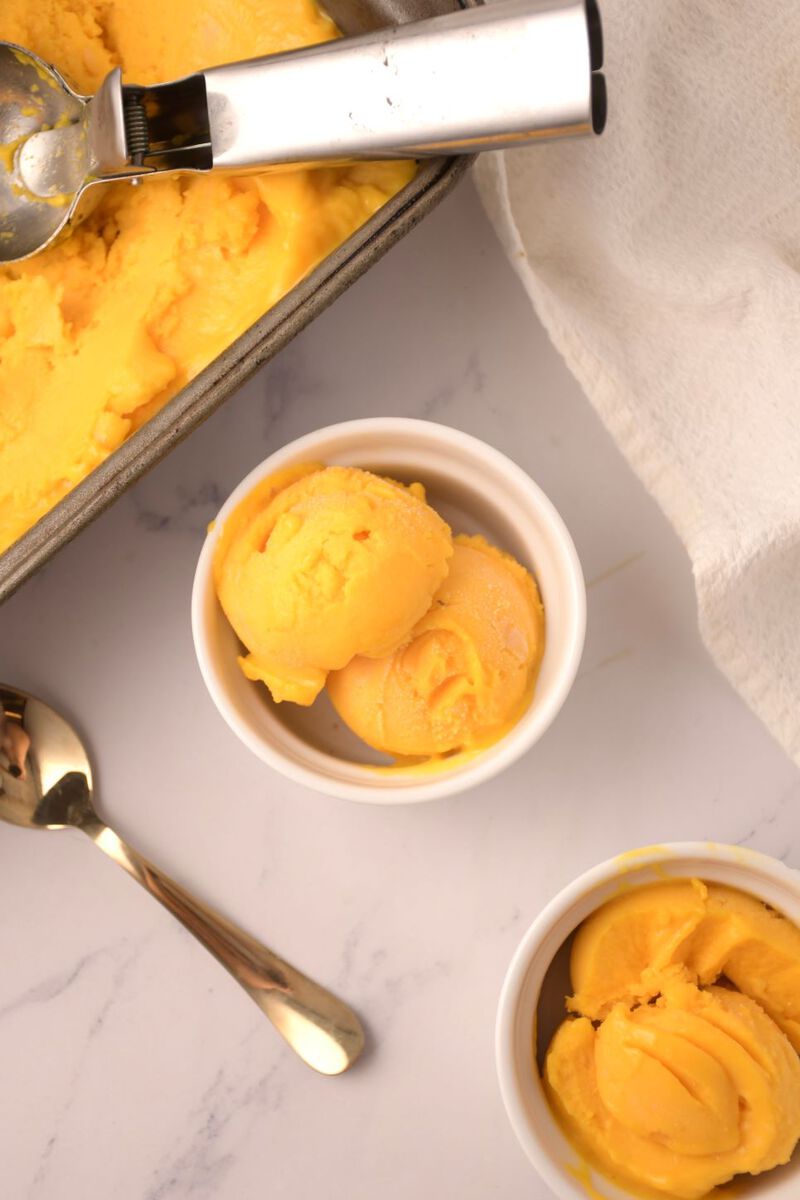 Sorbet à la mangue