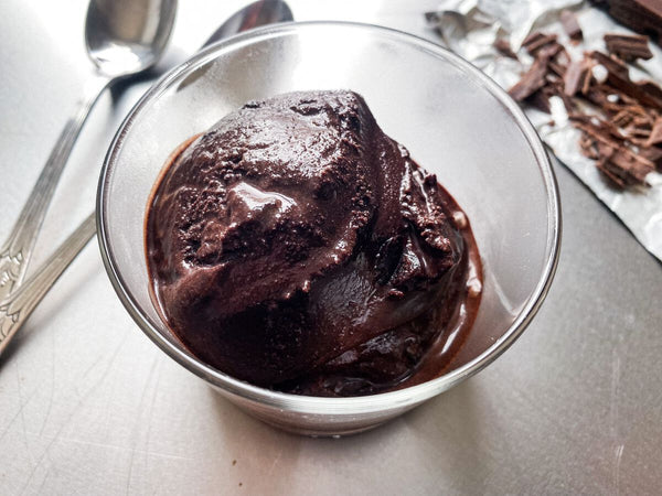 Sorbet au chocolat noir