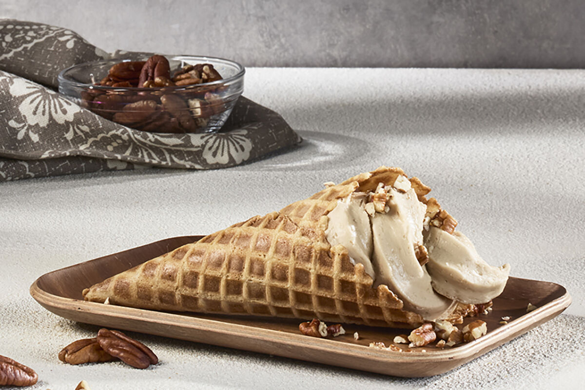 Glace à l'italienne érable et noix sans produits laitiers
