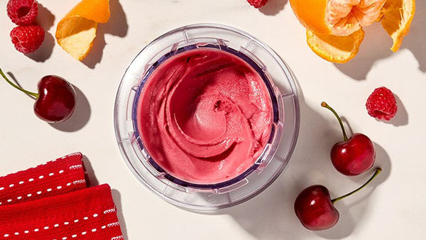 Sorbet aux cerises et fruits rouges