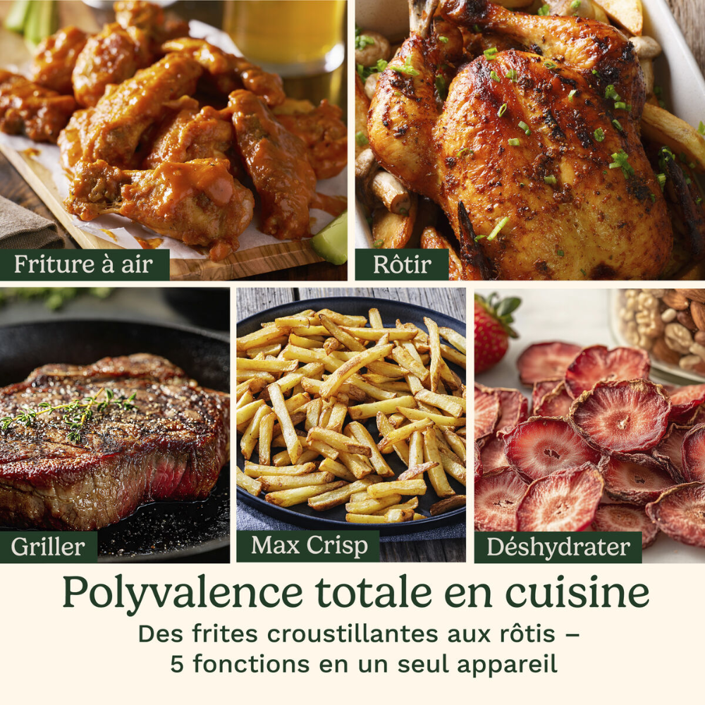 Friteuse à air Cuisinart ClearView™ pour des repas familiaux croustillants