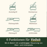 6-in-1 Grill, Griddle & Waffeleisen