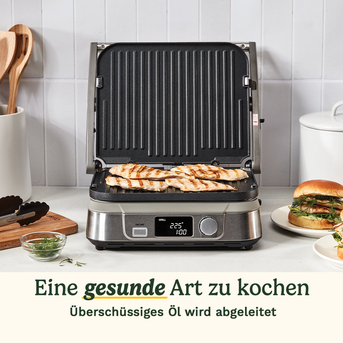 6-in-1 Grill, Griddle & Waffeleisen