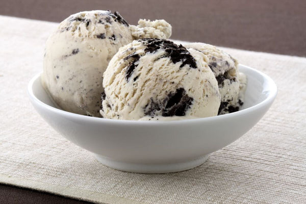 Glace brownie sundae