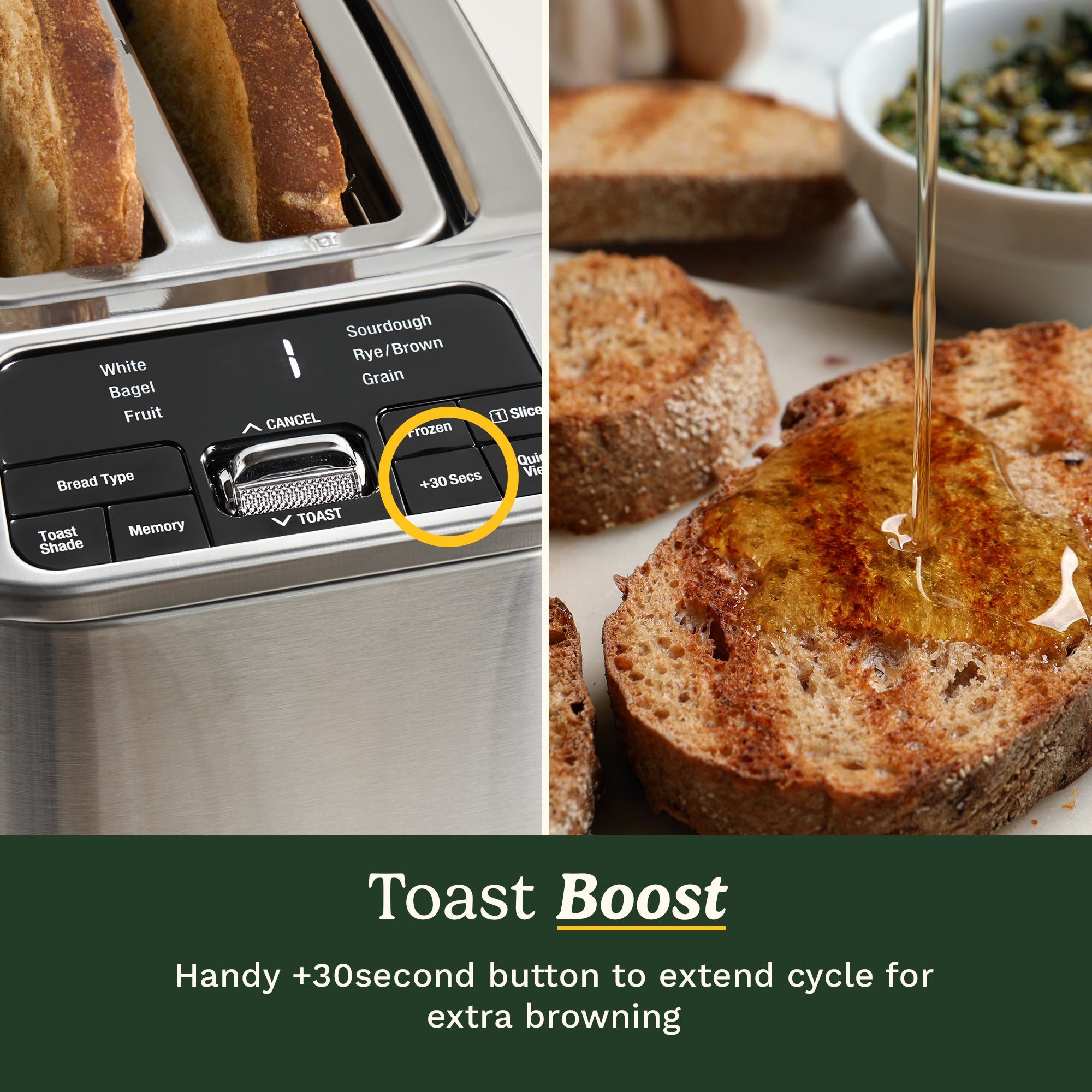 Fonction True Bagel du grille-pain Cuisinart pour un brunissage parfait