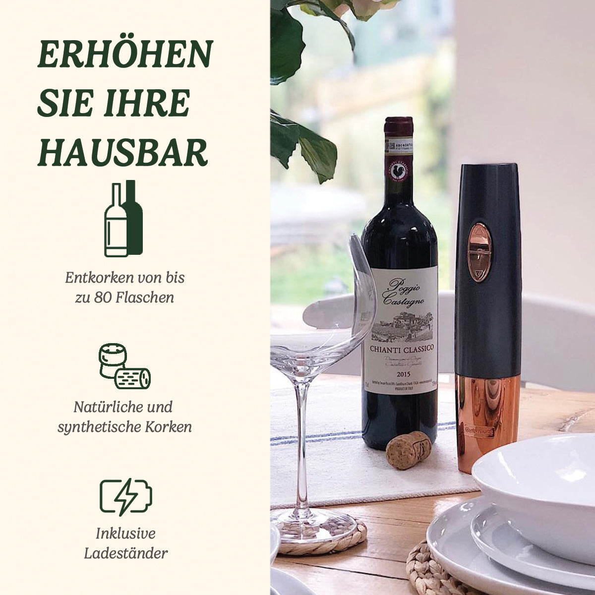 Automatischer Weinöffner
