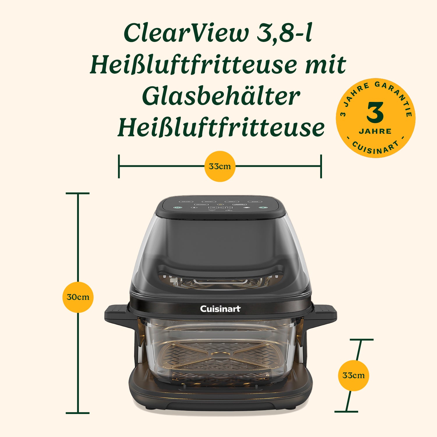 Cuisinart ClearView 3.8L Air Fryer