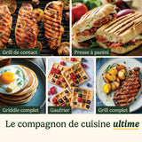Cuisinart 6-en-1 Grill, Griddle & Gaufrier