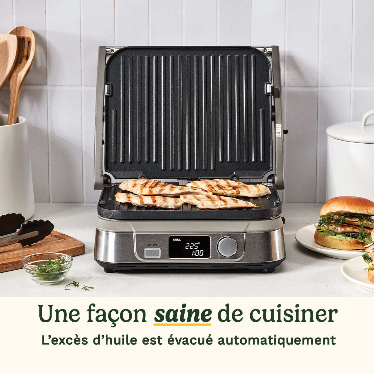 Cuisinart 6-en-1 Grill, Griddle & Gaufrier