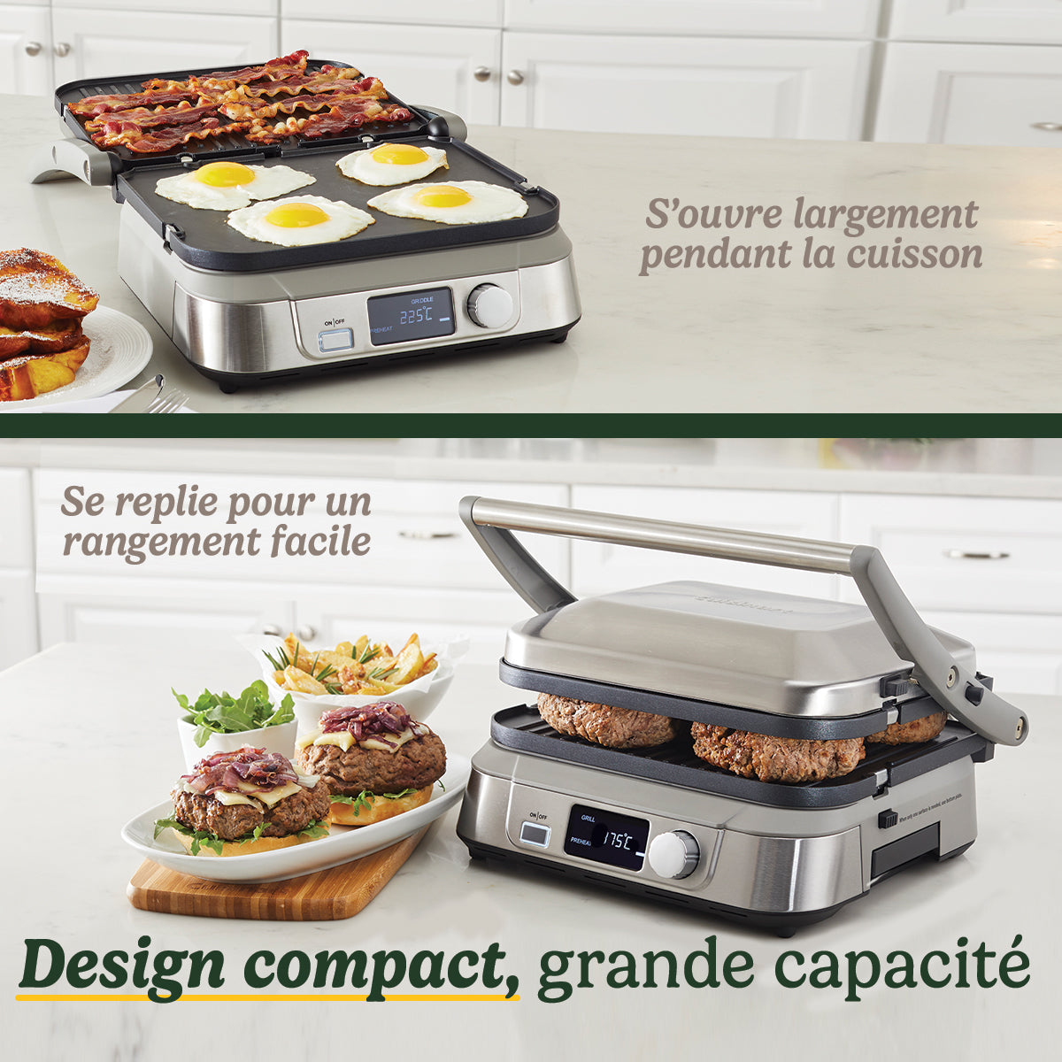 Cuisinart 6-en-1 Grill, Griddle & Gaufrier