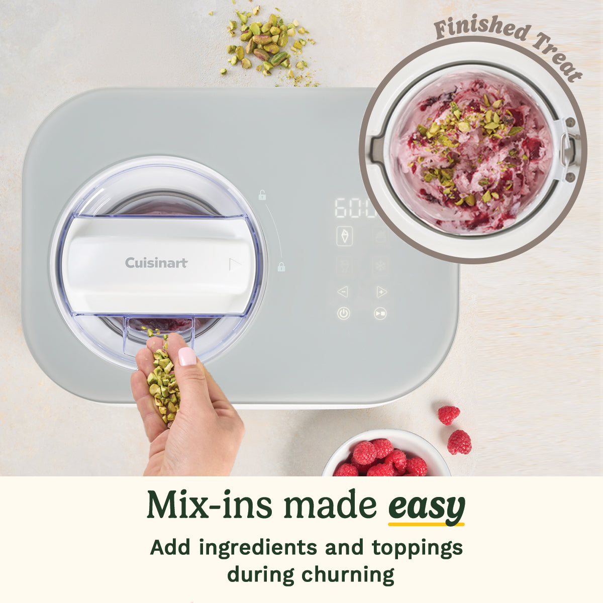 Machine à glace et sorbet compresseur 950 ml