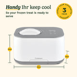 Machine à glace et sorbet compresseur 950 ml