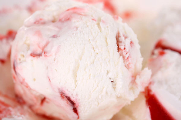 Glace façon boule de Berlin