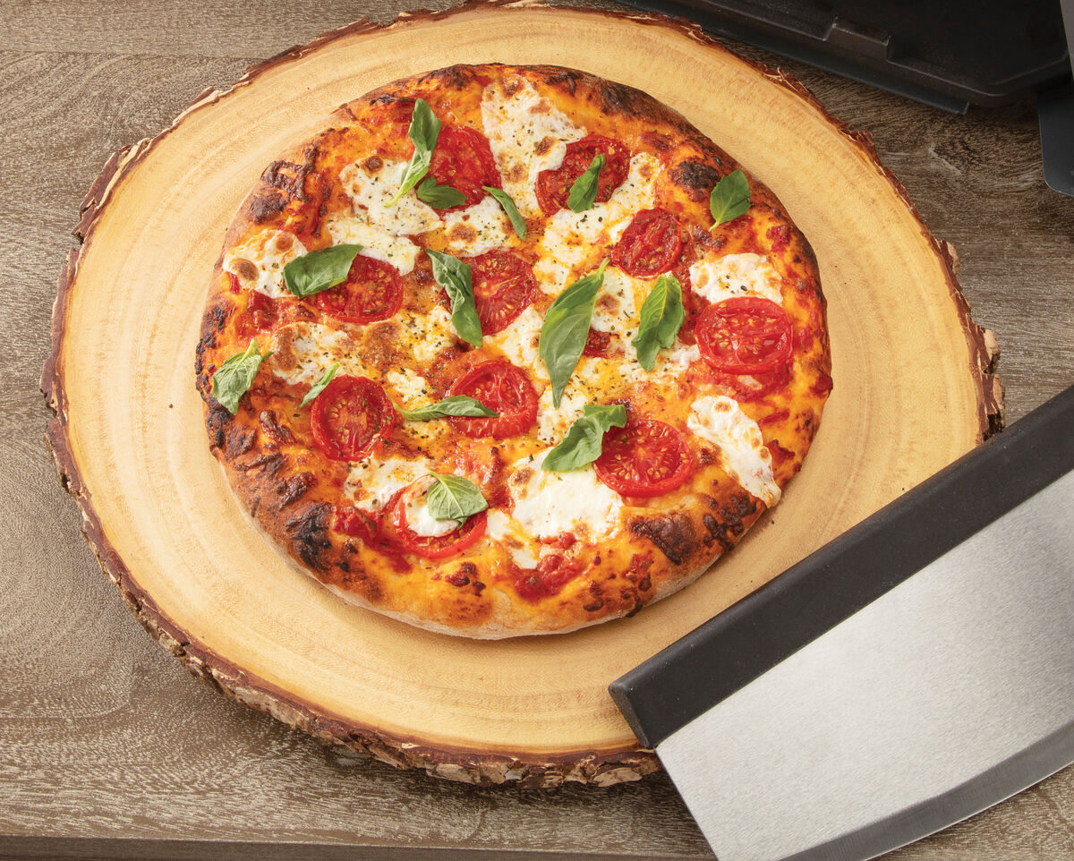 Pizza Margherita au barbecue