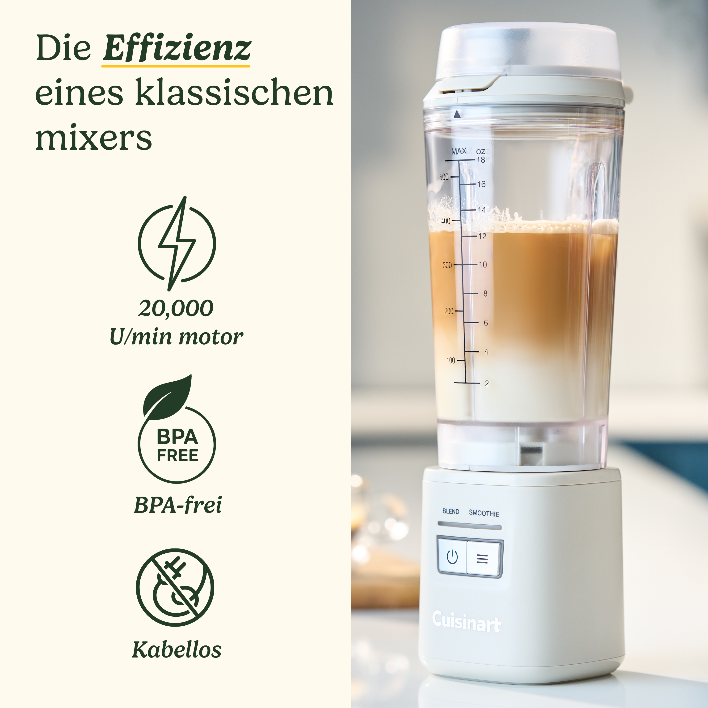 Blast & Go Kabelloser Mixer
