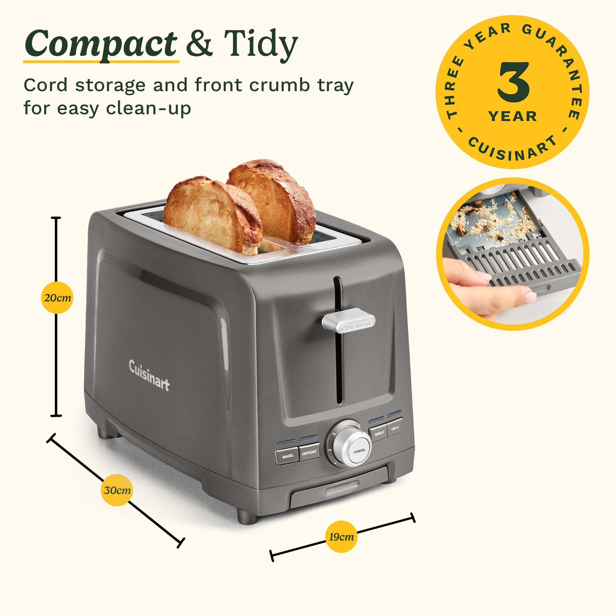 Grille-pain 4 tranches Core Collection | Cuisinart