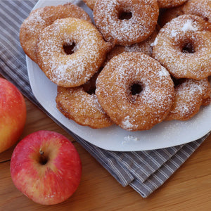 Beignets de pomme à la cannelle